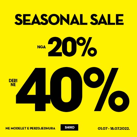 Seasonal Sale ss22 01.07.2022